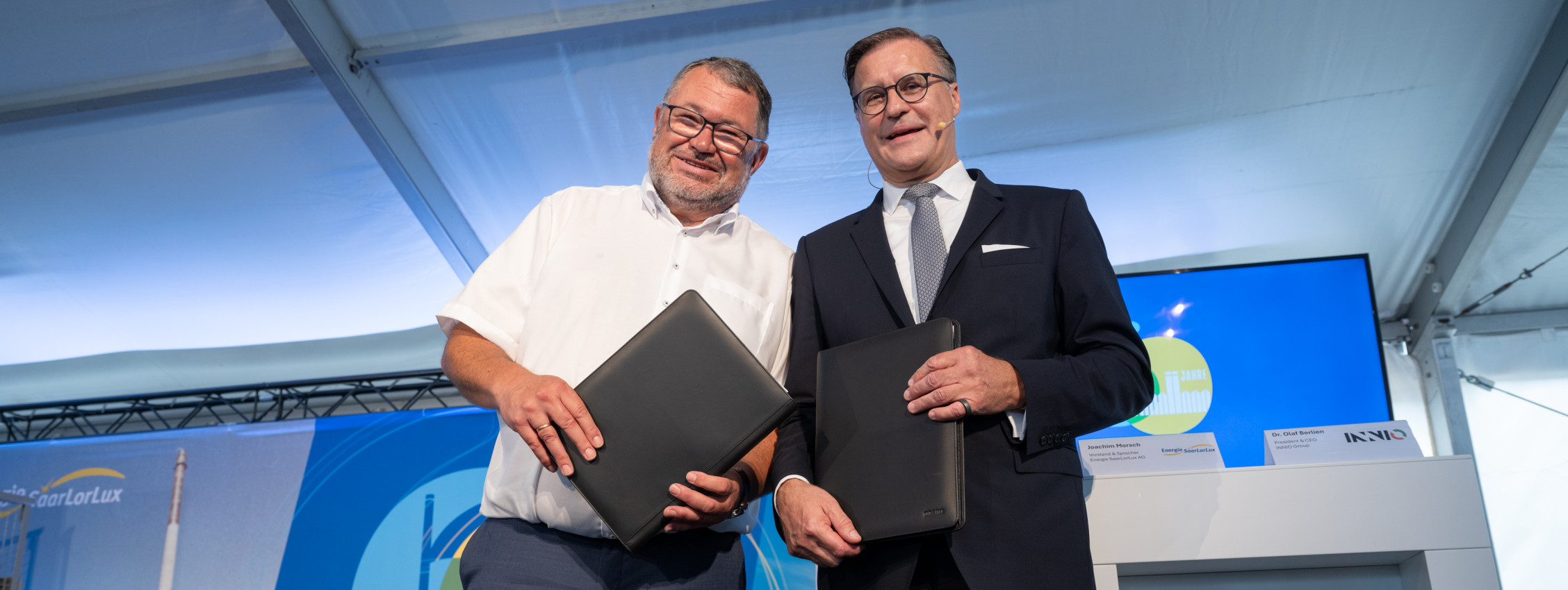 PR INNIO Group and Energie SaarLorLux plan climate-neutral power generation by 2032 at the latest - Foto