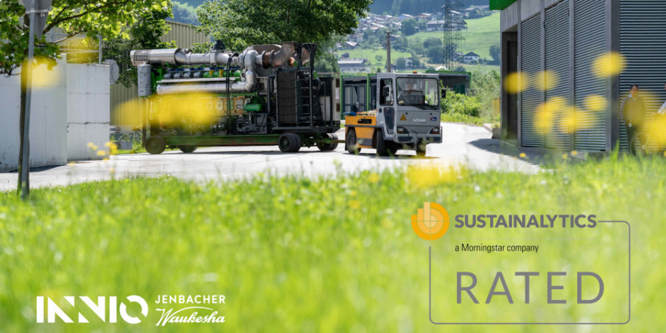 Sustainalytics Ranks INNIO ESG Risk Rating as Number One amongst 500 companies in the Machinery industry - Foto